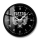 Horloge Tête de Mort Tattoo avec cadre