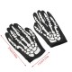Paire de gants main squelette pour homme ou femme idéal halloween taille