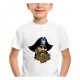 T-shirt de Pirates enfant à manches courtes et col rond pour garcon modele 3