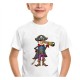 T-shirt de Pirates enfant à manches courtes et col rond pour garcon modele 13