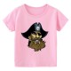 T-shirt de Pirates enfant à manches courtes et col rond pour fille modele 8