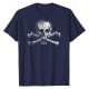 Tshirt tête de mort 322 - couleur bleu marine