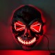 Lampe tête de mort masque faciaux de fantôme halloween à lumière LED - modèle 3