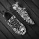 Chaussure tête de mort baskets classiques à lacets Santa Muerte unisexe model 5