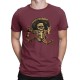 Mangnifique T-Shirt Tête de mort Cowboy Mexicain Santa Muerte burgundy