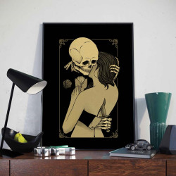 Poster tête de mort crâne et Squelettes super cool - modèle 6