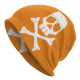 Bonnet Tête de Mort Crâne e Pirate de l'espace orange