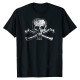 T-shirt Tête de mort Skull and bones 322 - noir