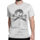T-shirt Tête de mort Skull 13 - XIII - couleur blanc