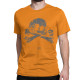 T-shirt Tête de mort Skull 13 - XIII - couleur orange