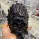 Crâne décoratif tête de mort Crâne sioux vue de face
