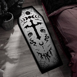 Descente de lit cercueil sorcière