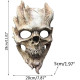 dimensions du Masque de crâne d'animal terrifiant