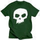 T-shirt crâne animé 6 couleurs - couleur vert