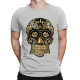 T-shirt tête de mort mexicaines dorée - modèle 6