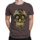 T-shirt tête de mort mexicaines dorée - modèle 11