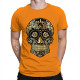 T-shirt tête de mort mexicaines dorée - modèle 12