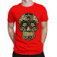 T-shirt tête de mort mexicaines dorée - modèle 13