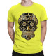 T-shirt tête de mort mexicaines dorée - modèle 18