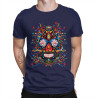 T-shirt tête de mort mexicaine colorée : 19 couleurs !